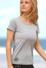 Women's TECH Short Sleeve Shirt- grey